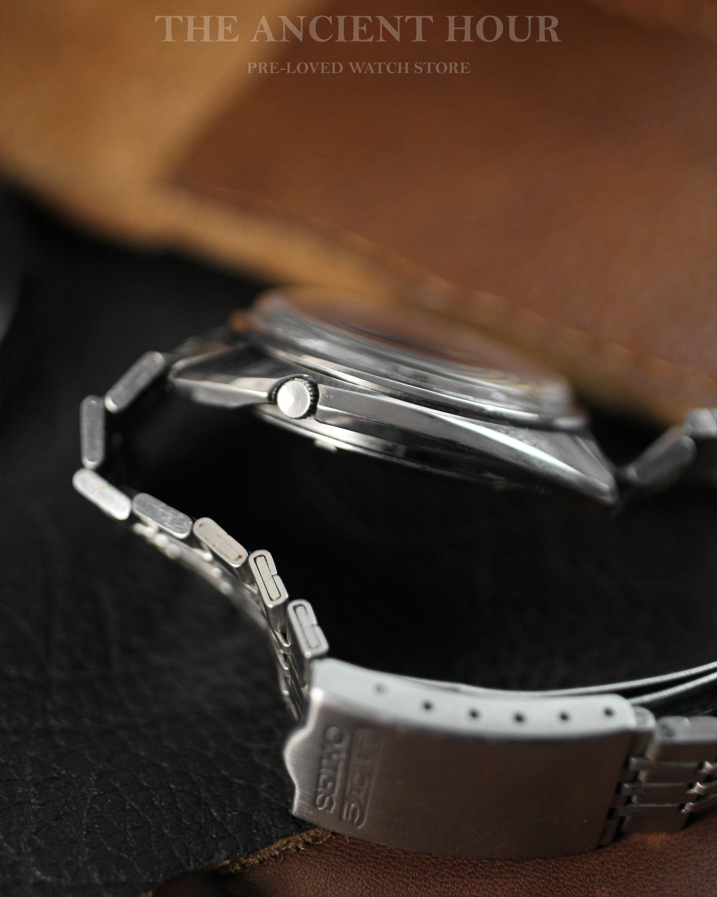 Seiko 5 Actus - 6106 Automatic movement - White linen dial