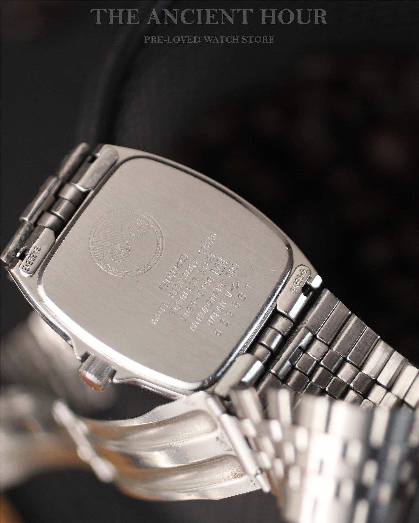 Seiko Chronos radiator dial - 5H23 Cushion case minimalist