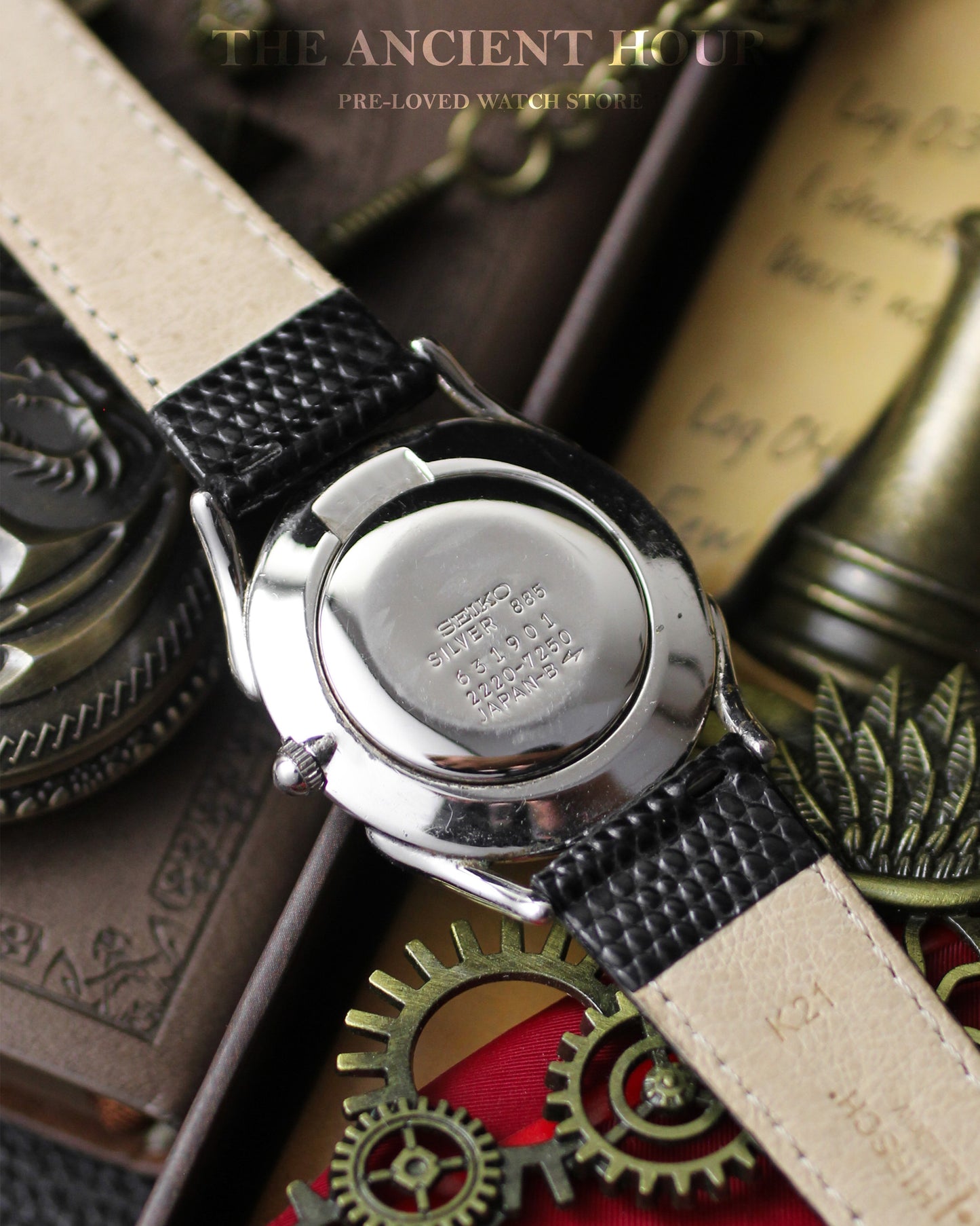 1976 Seiko Black ONYX dial Chariot "TURKEY" - Ref.2220-7250- 24J - Hi Bea mov. 28,800 BPH