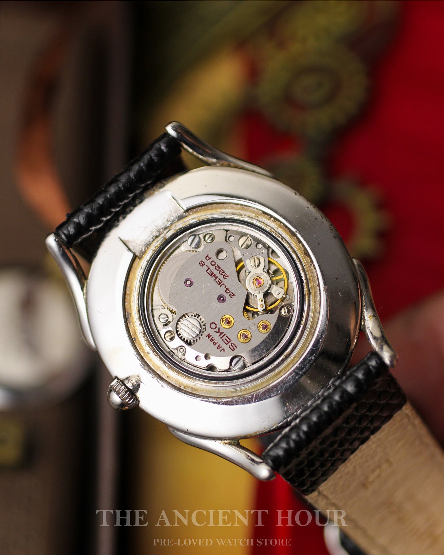 1976 Seiko Black ONYX dial Chariot "TURKEY" - Ref.2220-7250- 24J - Hi Bea mov. 28,800 BPH