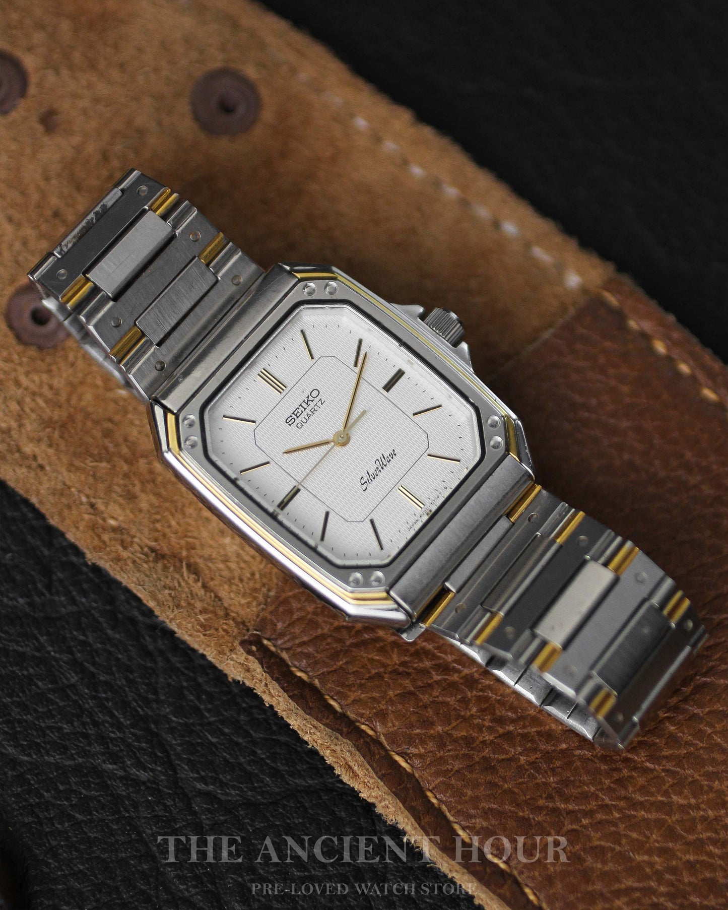 1982 Seiko Silverwave Quartz 6030-5630 | White Textured Dial