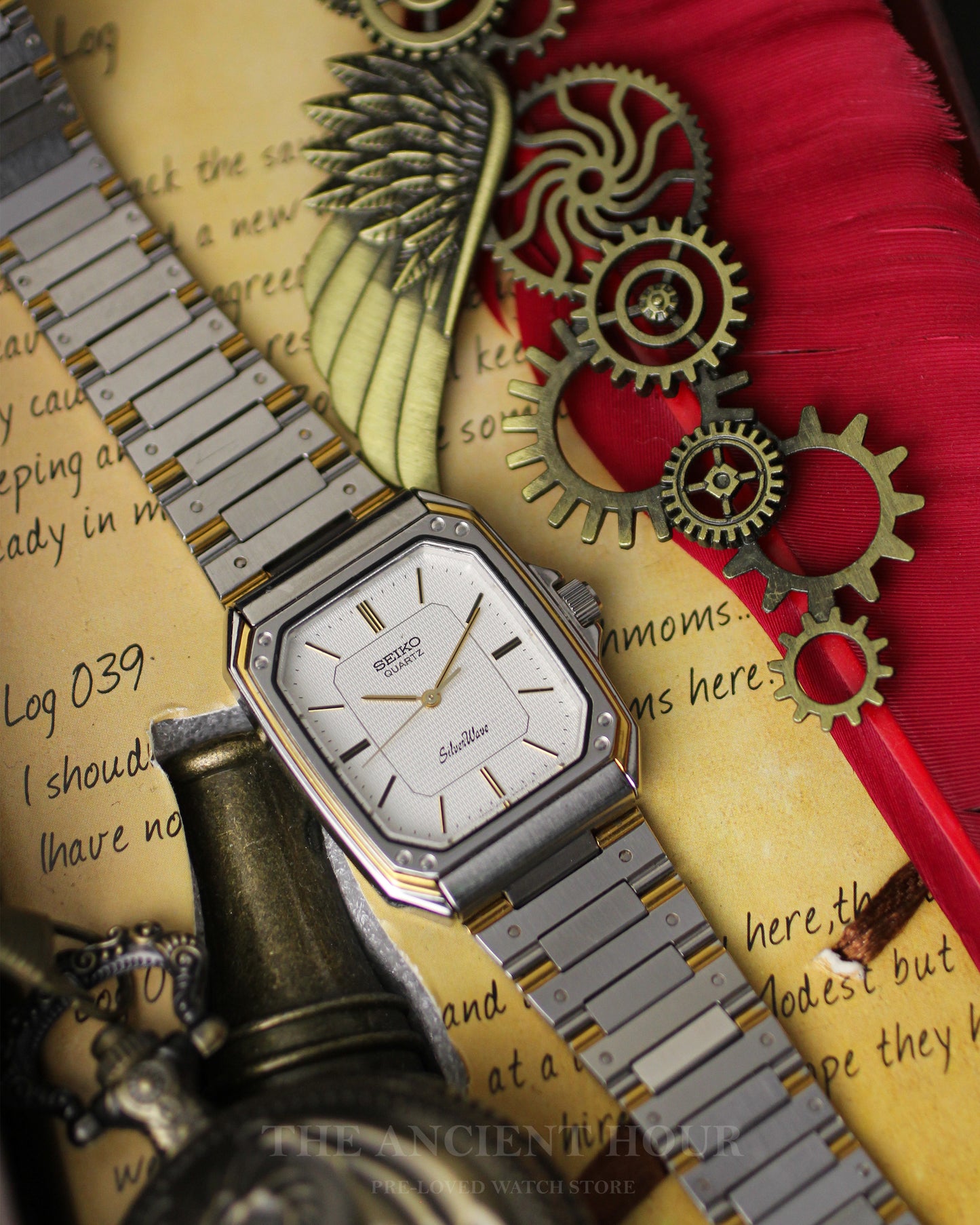 1982 Seiko Silverwave Quartz 6030-5630 | White Textured Dial