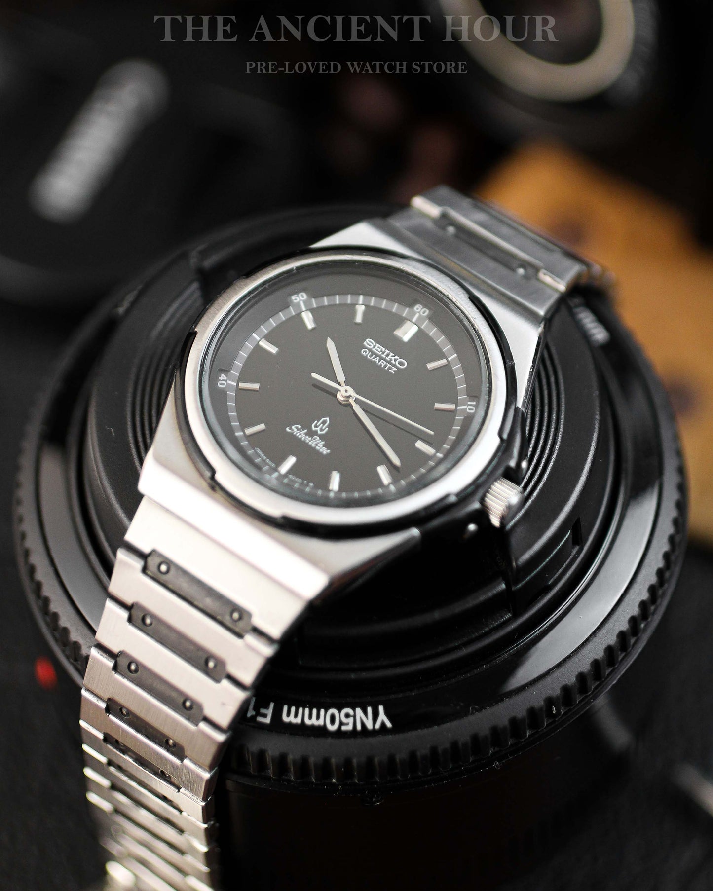 Seiko SilverWave Quartz 6431-6000 - Black Dial