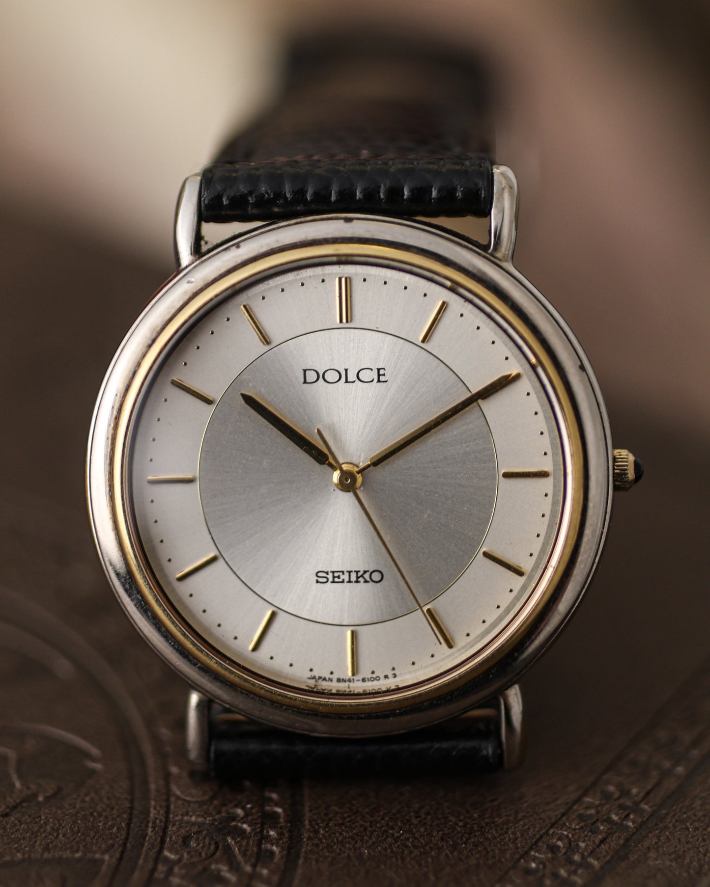 Vintage Seiko Dolce SGP Bezel – Ref. 8N41-6100