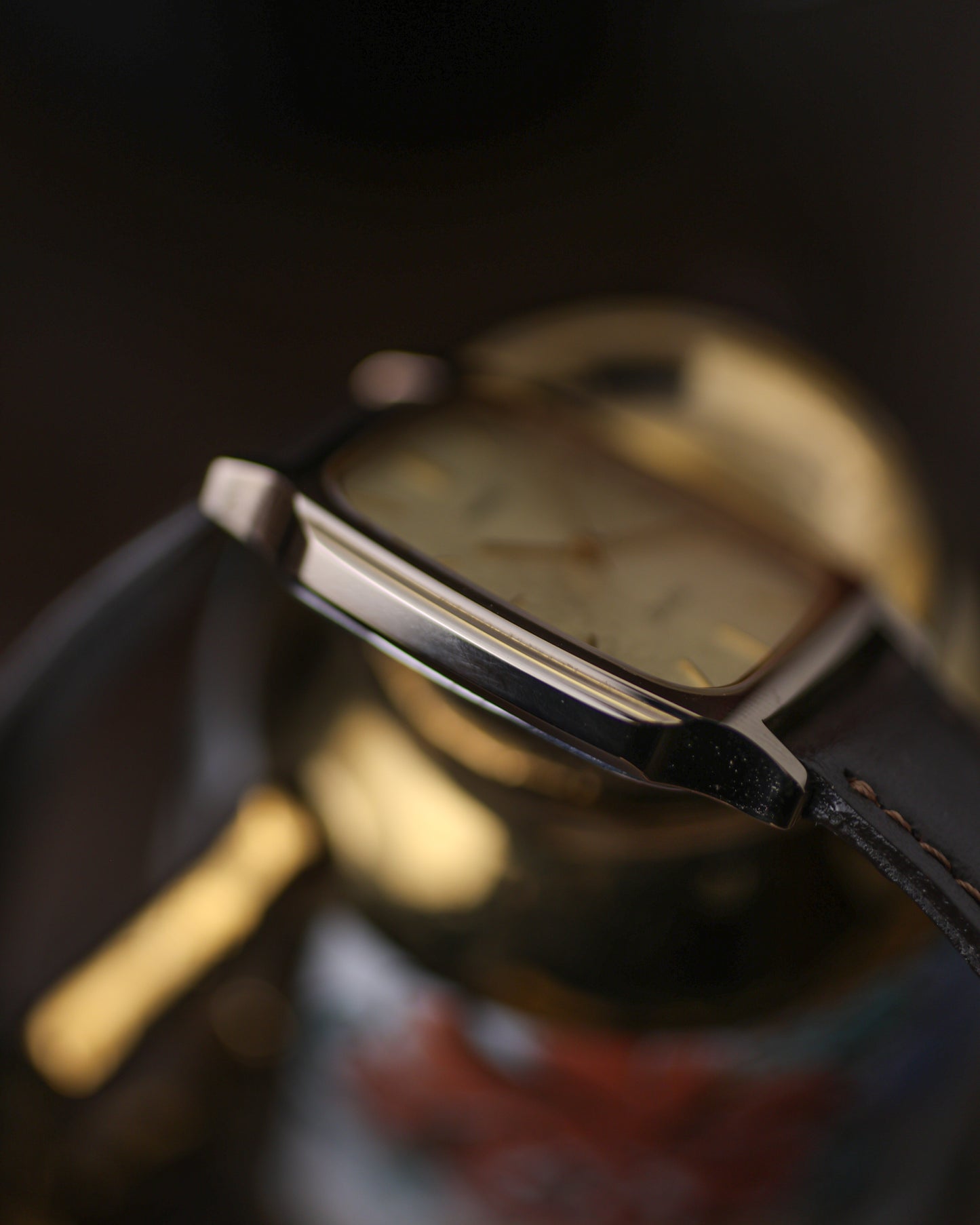 Vintage Seiko Dolce Tank “Snowflake” Dial – Ref. 8N41-5070