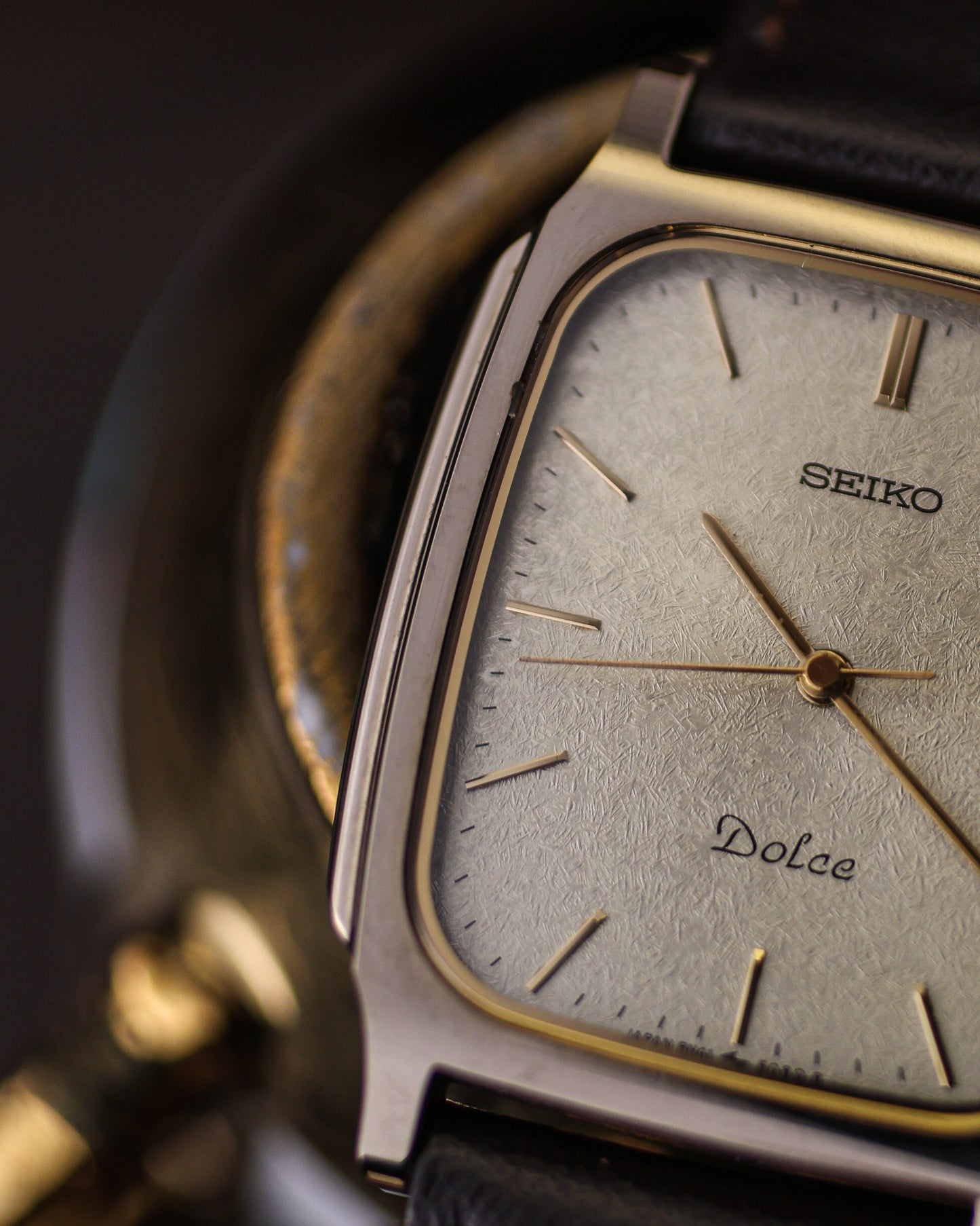 Vintage Seiko Dolce Tank “Snowflake” Dial – Ref. 8N41-5070