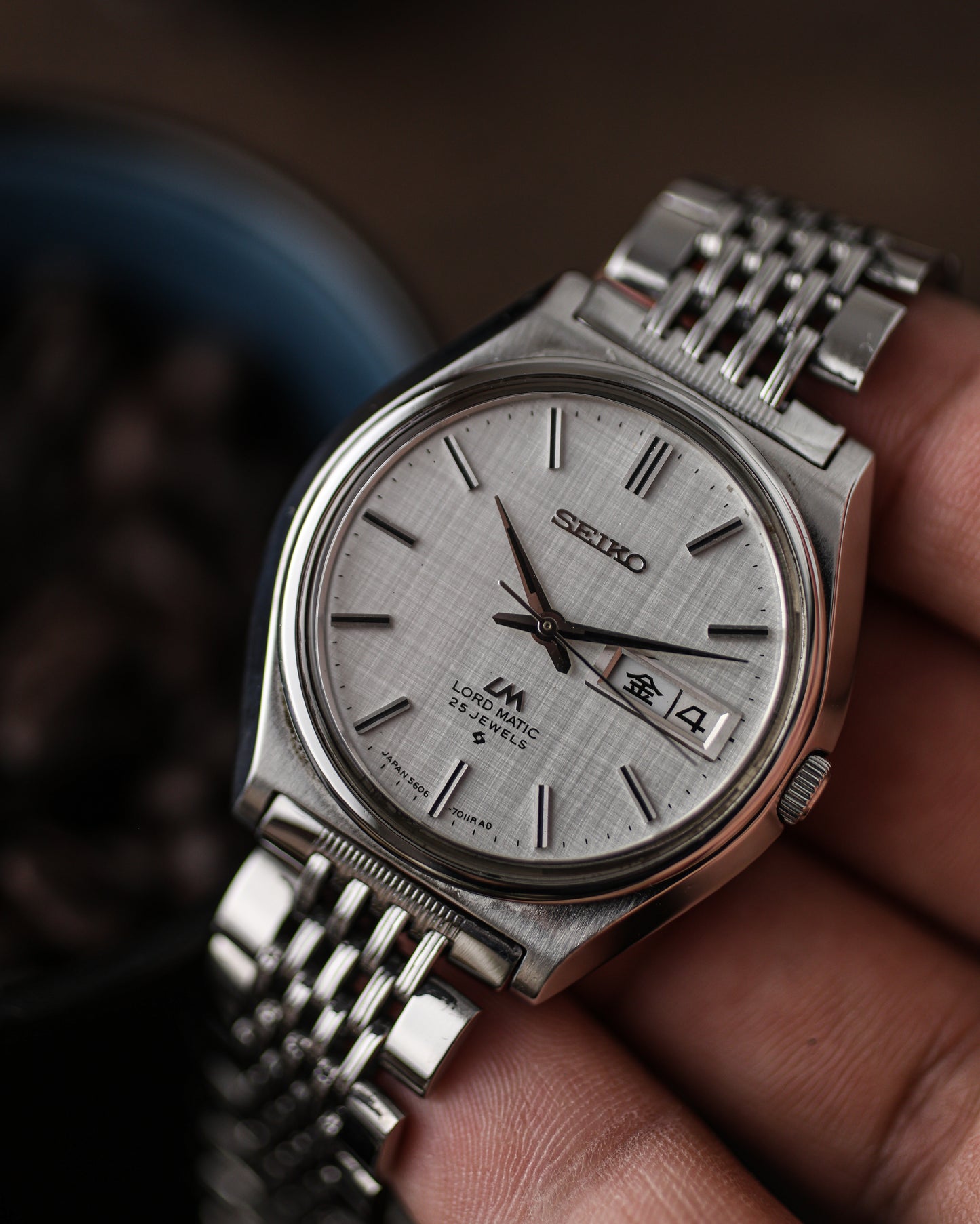 1969 Vintage Seiko LM Linen texture dial Ref. 5606-7010