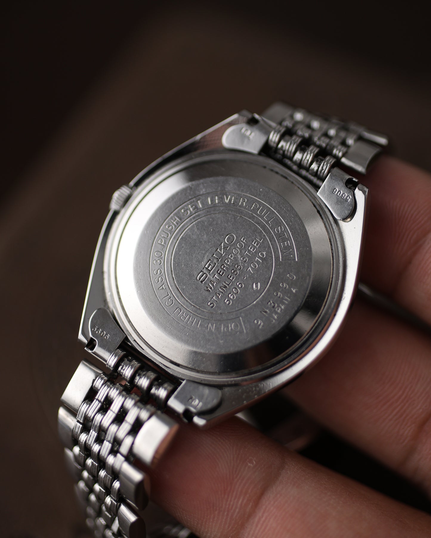 1969 Vintage Seiko LM Linen texture dial Ref. 5606-7010