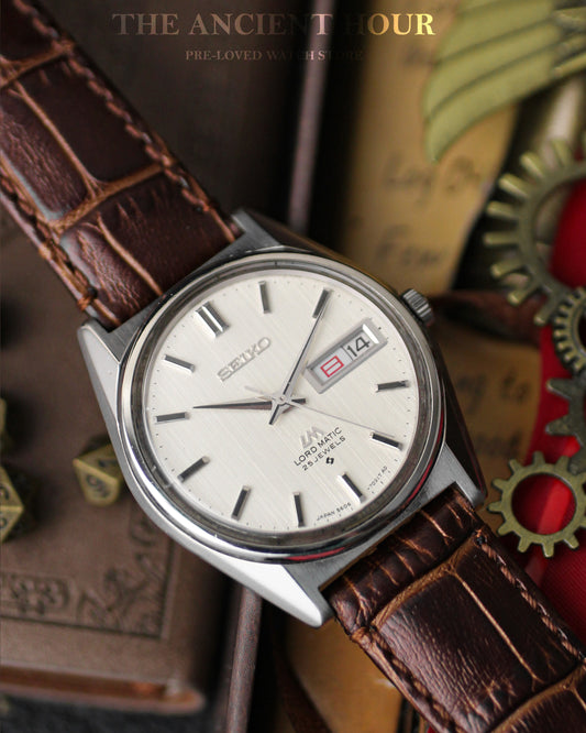 Rare Seiko Lord Matic "Baby Grand Seiko" 5606-7020 - Kanji day/date calendar