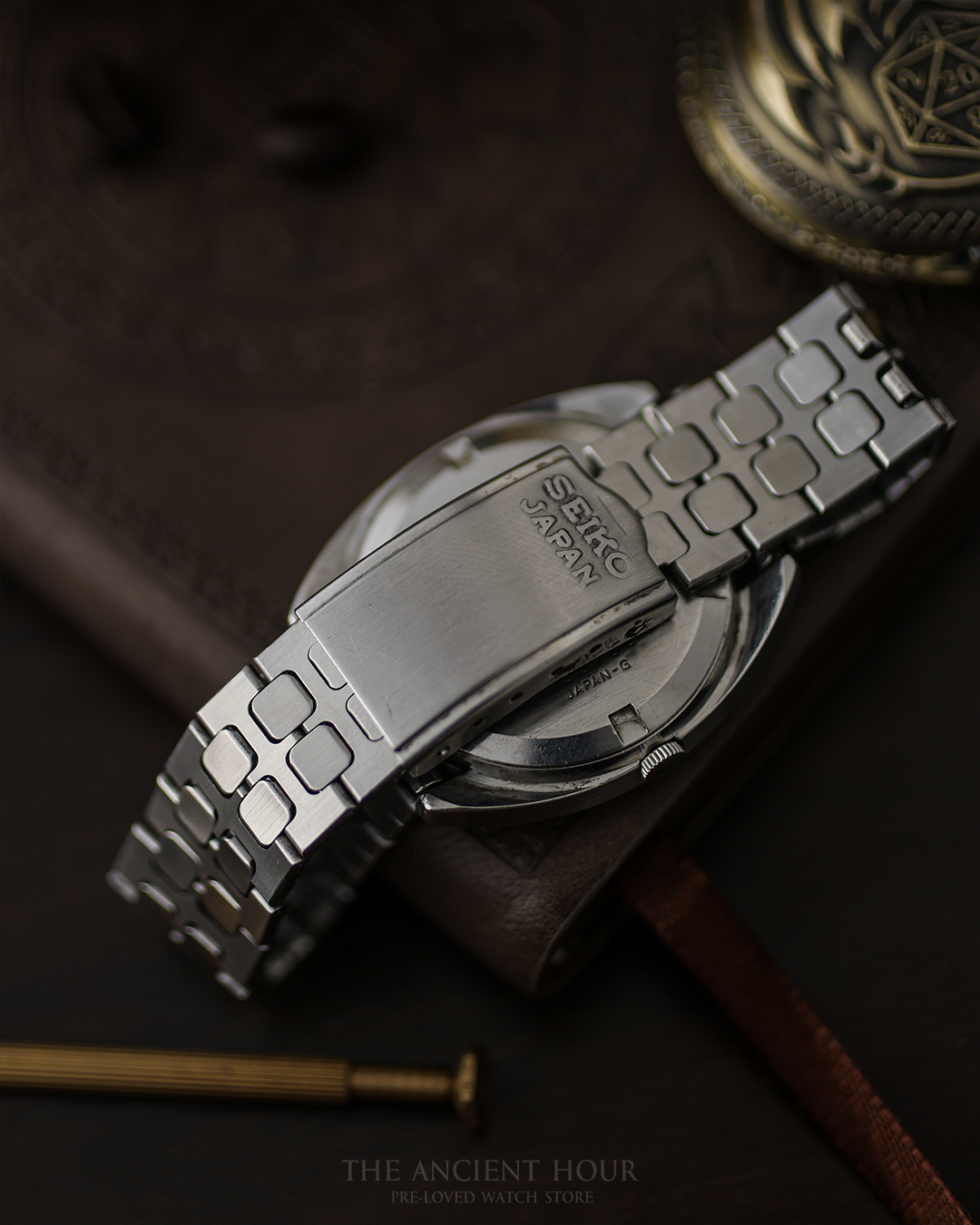 Vintage Seiko Special LM Cushion Case 5206-6010 Automatic