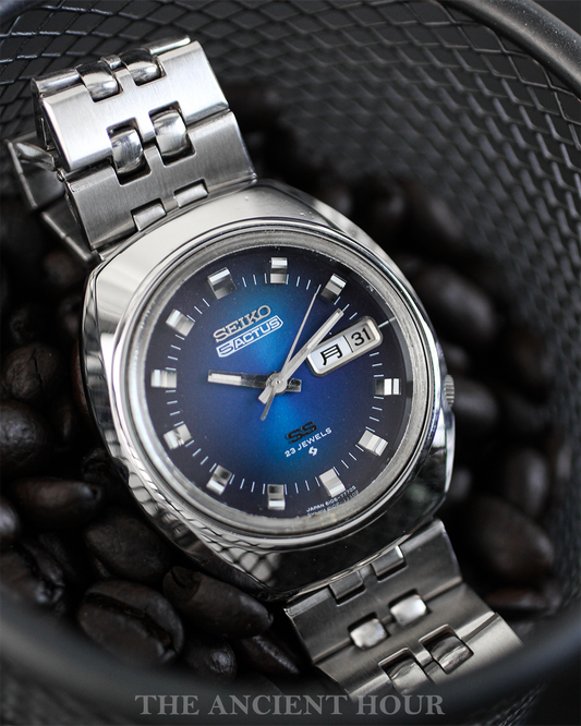 Seiko 5 Actus Blue dial - 6106 Automatic movement - Serviced