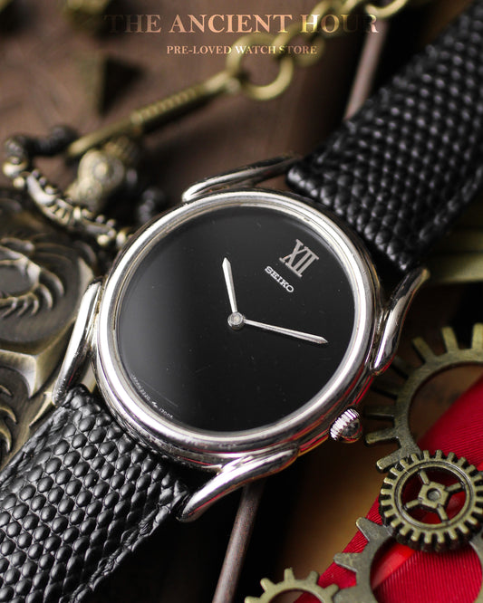1976 Seiko Black ONYX dial Chariot "TURKEY" - Ref.2220-7250- 24J - Hi Bea mov. 28,800 BPH