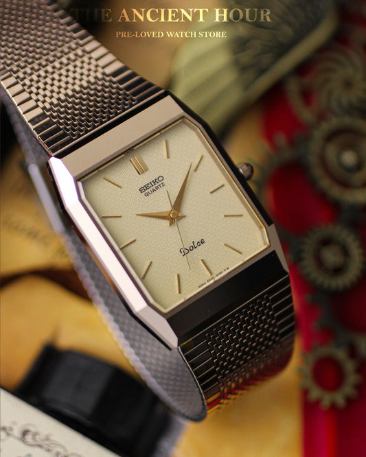 JDM Seiko Dolce - Textured dial - 9521-5110 - Tungsten Carbide Case