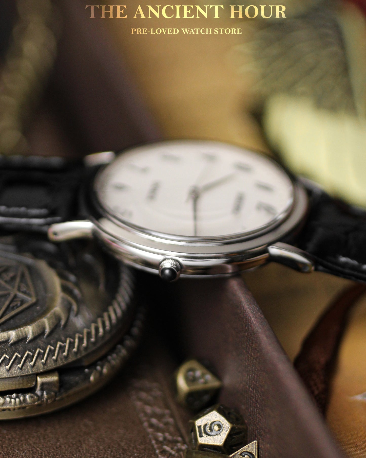 1989 JDM Seiko Dolce Breguet Numerals dotted textured dial Quartz 5E61-0A80