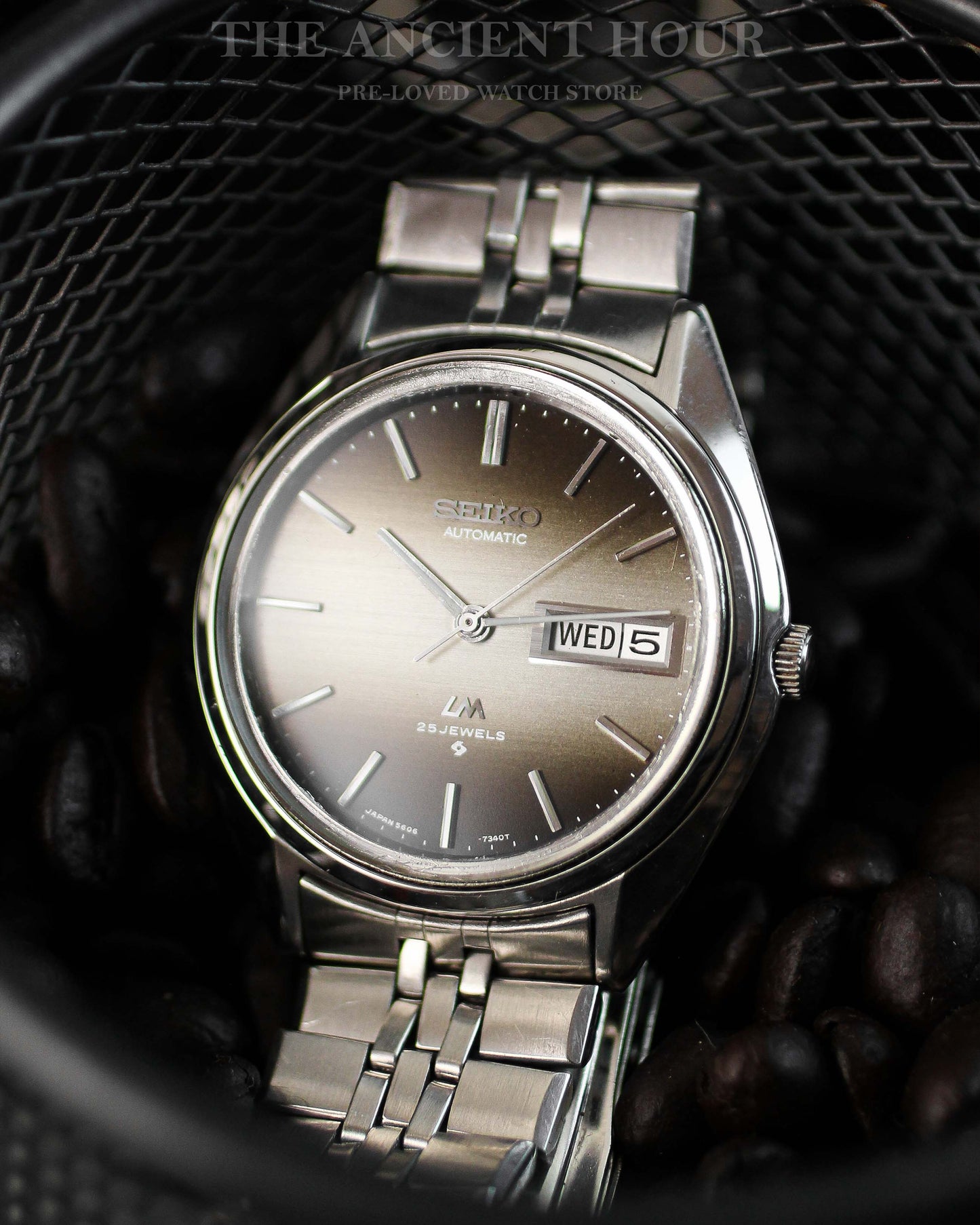 Seiko LM Cappuccino dial - Ref no.5606-7190 Automatic Men's watch