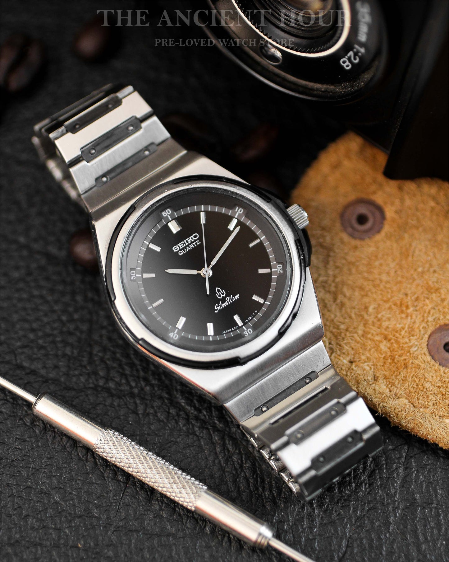 Seiko SilverWave Quartz 6431-6000 - Black Dial