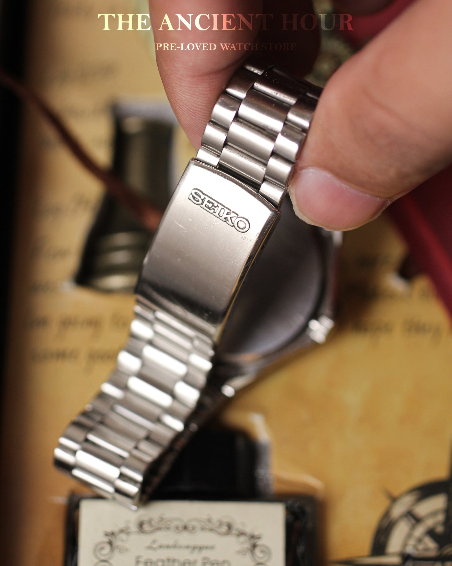 Seiko Spirit in SnowFlake Dial - 7N48-7000 - Original Bracelet - Kanji/English day calendar